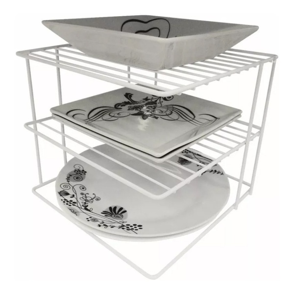 Organizador De Platos Soporte Ordenador De Armario Cocina - Imagen 4