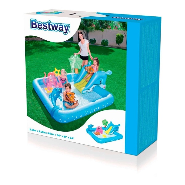 Piscina De Juegos Niños Acuario C/ Animales De Mar Bestway - Imagen 2