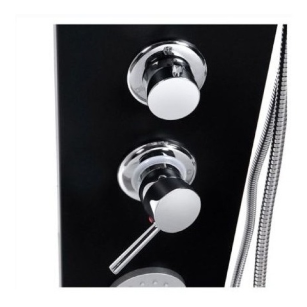 Columna De Ducha Negra Aluminio 3 Jets Muebles Web - Imagen 9