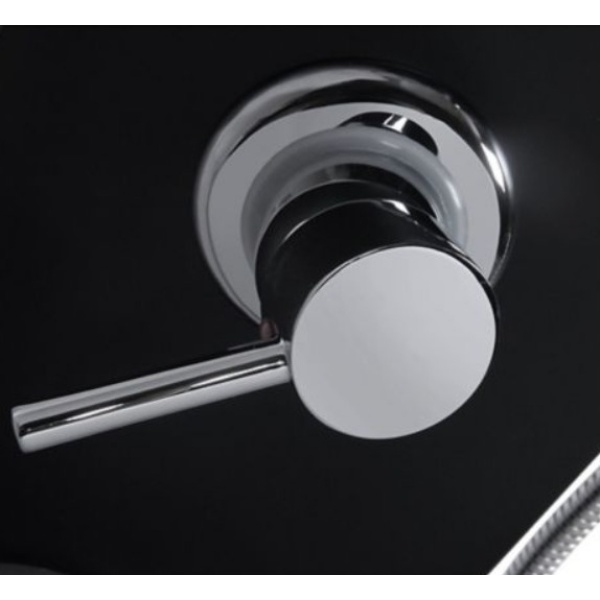 Columna De Ducha Negra Aluminio 3 Jets Muebles Web - Imagen 2