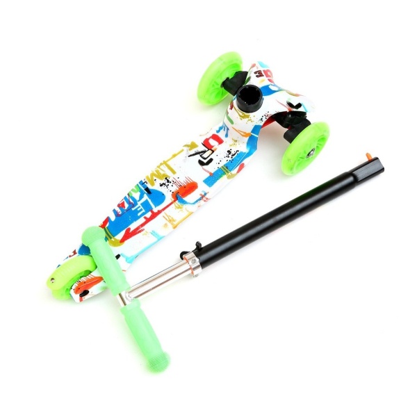 Monopatin Tripatin Ajustable 3 Ruedas Con Colores Y Luces - Imagen 4