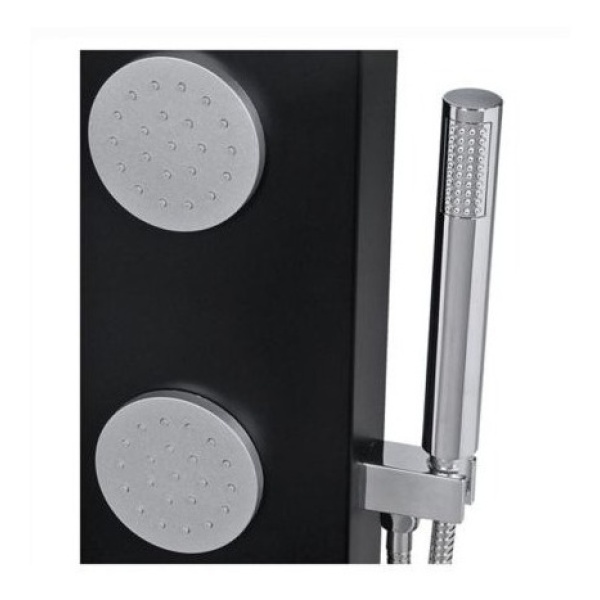 Columna De Ducha Negra Aluminio 3 Jets Muebles Web - Imagen 7