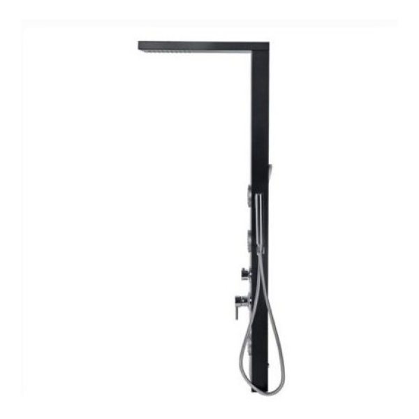 Columna De Ducha Negra Aluminio 3 Jets Muebles Web - Imagen 4