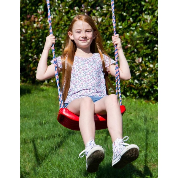 Hamaca Infantil Para Niños De Plástico Con Cuerdas Gruesas - Imagen 2