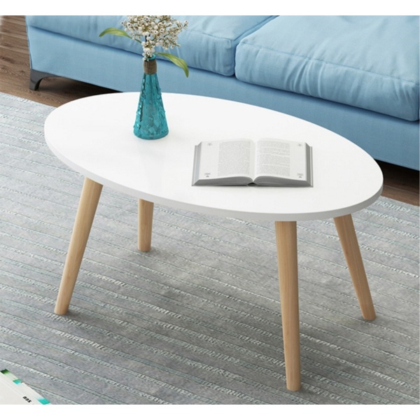 Mesa Ratona - De Living - Patas De Madera - Vintage - Mw - Imagen 2