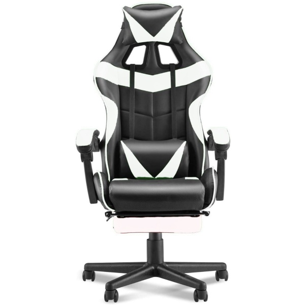 Sillon Gamer Con Apoya Pies Silla De Pc Calidad Premium Mweb - Imagen 4
