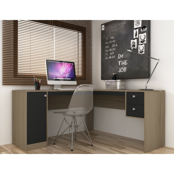 Escritorio Esquinero Para Pc - Mesa De Computadora - Oficina - Imagen 5