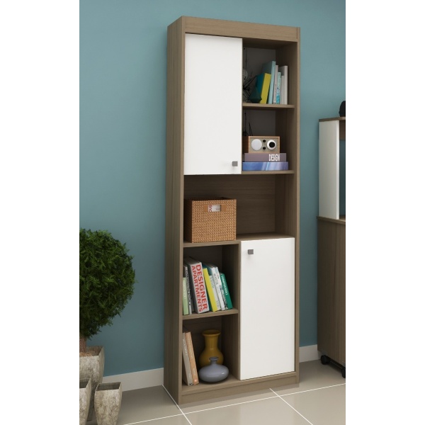 Repisa Con Puerta Biblioteca Organizador Estanteria Multiuso - Imagen 2