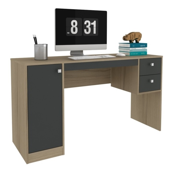 Escritorio Para Pc - Mesa Para Computadora - Puerta Cajones