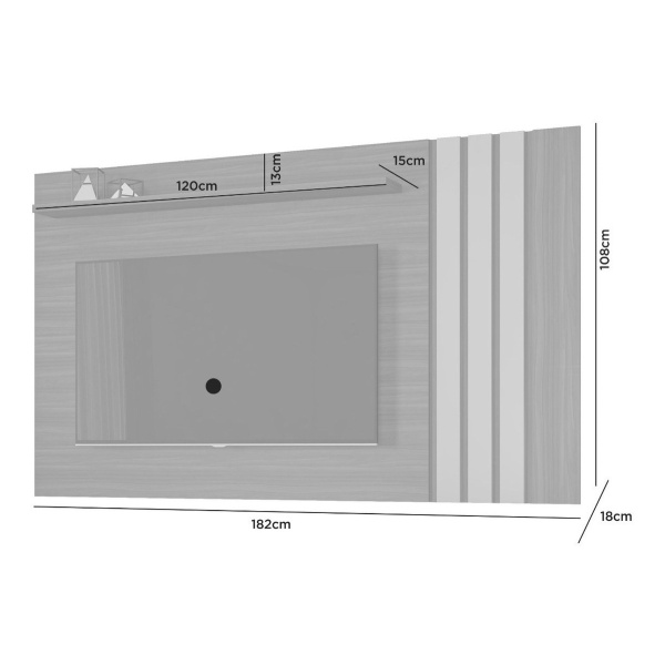 Panel Tv Led Lcd Hasta 70 Pulgadas - Rack - Modular - Home - Imagen 2