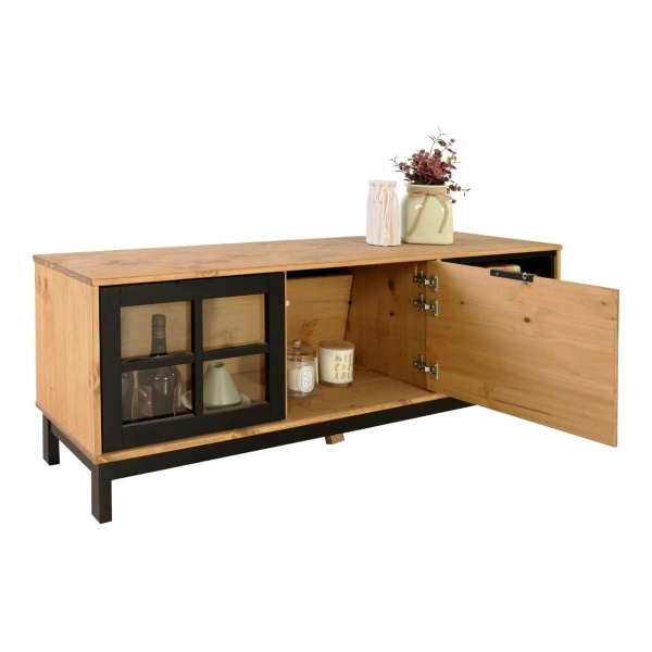 Rack Tv - Aparador - Modular Living Madera Maciza - Comedor - Imagen 2