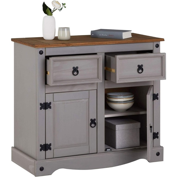 Aparador Living Comedor Bagueño Linea Mexicana Madera Maciza - Imagen 12