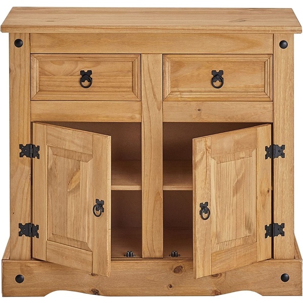 Aparador Living Comedor Bagueño Linea Mexicana Madera Maciza - Imagen 5