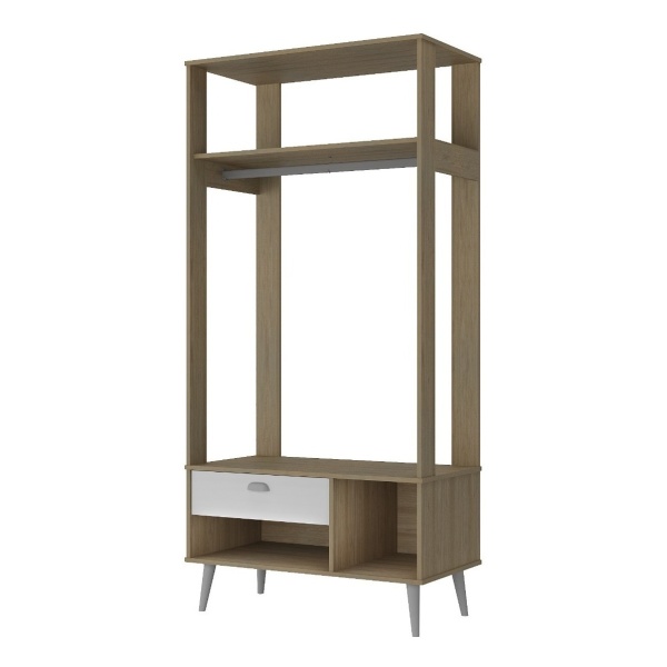 Ropero Sin Puertas Closet Exhibidor Perchero Cajon Estantes - Imagen 2