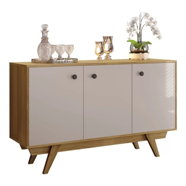 Aparador Rack Bargueño Living Comedor Mostrador Organizador