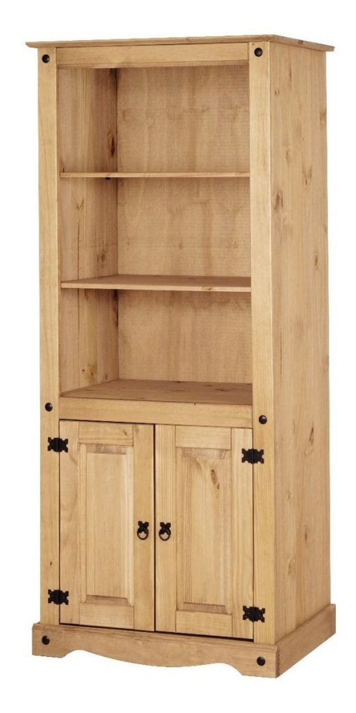 Biblioteca Repisa Libreria Linea Mexicana Madera Maciza Muebles 