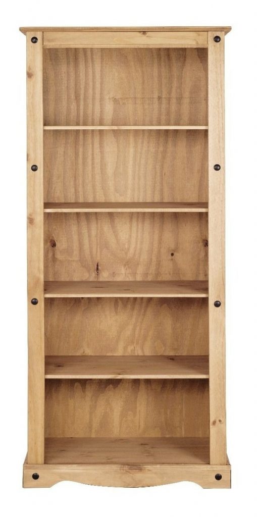 Biblioteca Repisa Libreria Linea Mexicana Madera Maciza Muebles 