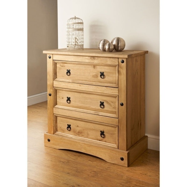 Cajonera Comoda Dormitorio - Linea Mexicana Madera Maciza - Imagen 3
