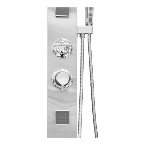Columna De Ducha De Aluminio Elegante Lluviero - Muebles Web - Imagen 3