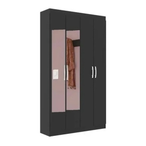 Ropero Con Estantes - Espejo - 4 Puertas - Placard Multiuso