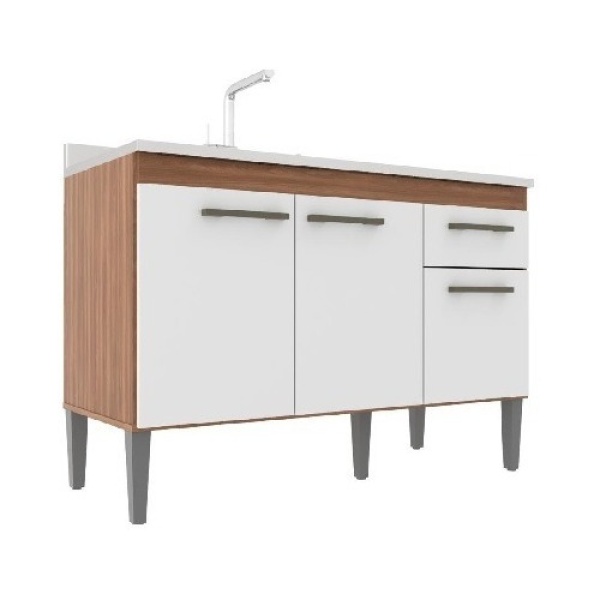 Bajo Mesada Cocina Armario 3 Puertas - Linea Premium - Imagen 7
