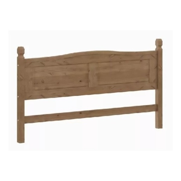 Respaldo Sommier Cama 2 Plazas Linea Mexicana Madera Maciza - Imagen 2