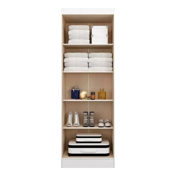 Multiuso Con Espejos Ropero 2 Puertas Biblioteca Zapatera - Imagen 3