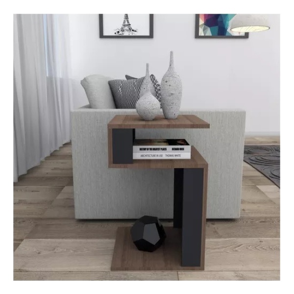 Mesa Auxiliar De Arrime Living Esquinera Muebles Web - Imagen 6