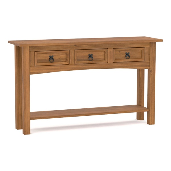 Mesa Living Lateral Auxiliar - Linea Mexicana Madera Maciza - Imagen 3