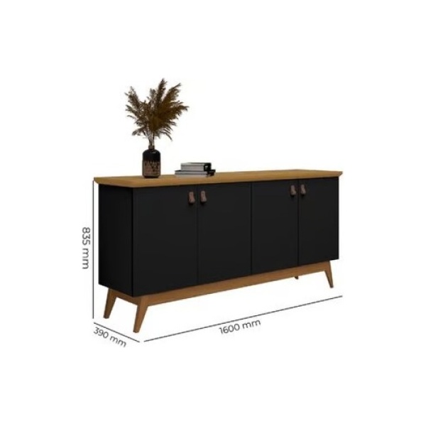 Aparador Modular - Rack Tv Led Lcd - Living - Arrime Buffet - Imagen 4