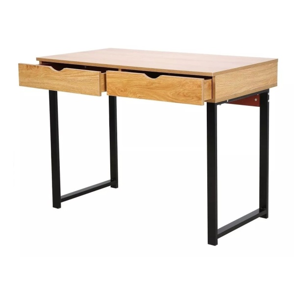 Escritorio - Muebles Web - Estilo Industrial - Cd03 - Haya/negro - Imagen 4
