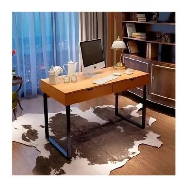 Escritorio - Muebles Web - Estilo Industrial - Cd03 - Haya/negro - Imagen 2