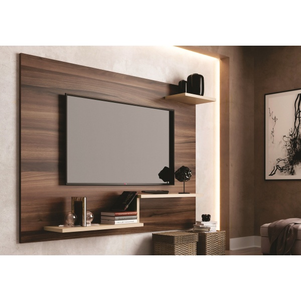 Panel Para Tv Led Lcd - Rack Pared - Estante Repisa - Living - Imagen 6