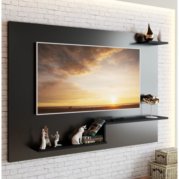 Panel Para Tv Led Lcd - Rack Pared - Estante Repisa - Living - Imagen 10