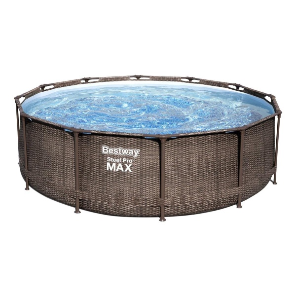 Piscina Estructural Redonda Bestway 9150 Lts Filtro Escalera