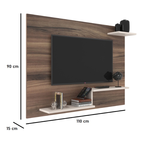 Panel Para Tv Led Lcd - Rack Pared - Estante Repisa - Living - Imagen 7