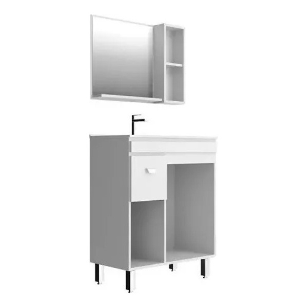 Muebles De Baño - Premium - Con Patas Y Bacha - Juego Baño - Imagen 2