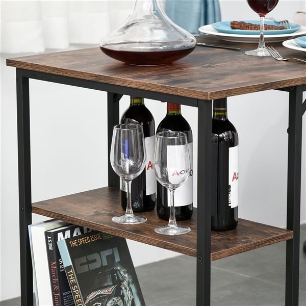 Barra Auxiliar - Isla Desayunador - Mesa De Cocina Multiuso - Imagen 2