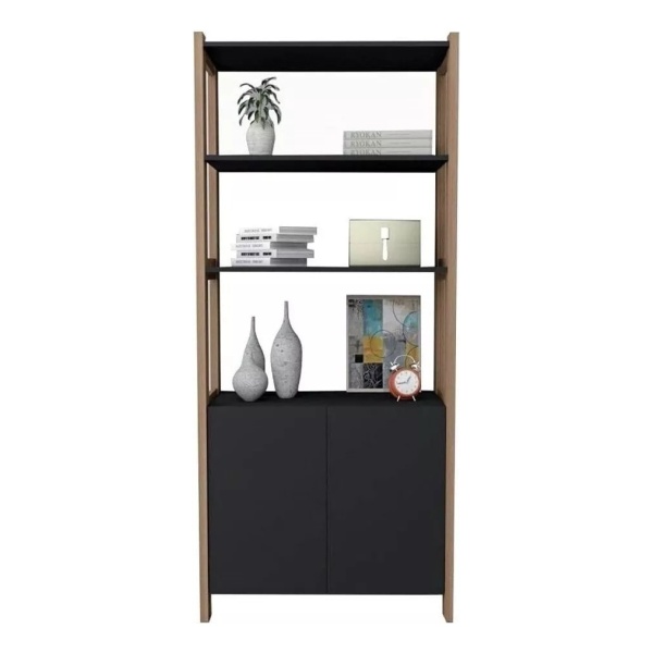 Biblioteca Con Puerta - Estanteria - Oficina Living Estudio - Imagen 7