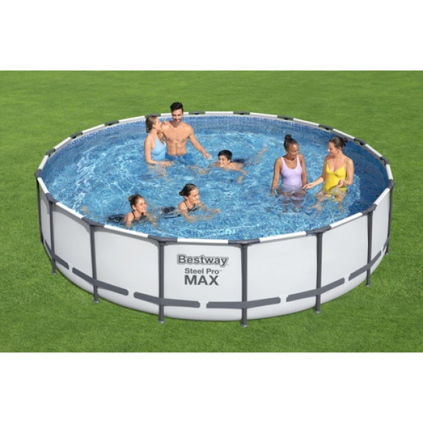 Pileta Estructural Lona Bestway 549x122 23062lt Bomba +acces Color Gris - Imagen 5
