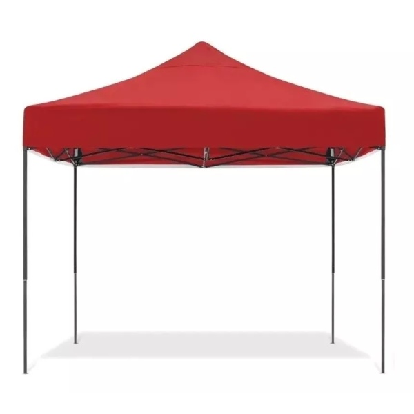 Gazebo - Muebles Web - Modelo: Autoarmable - Medida: 3x3 - Color: Rojo