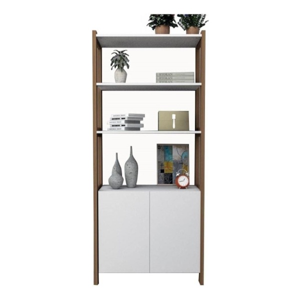 Biblioteca Con Puerta - Estanteria - Oficina Living Estudio - Imagen 2