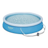 Pileta Inflable Redonda Bestway Fast Set 57274 De 3.66m X 76cm 5377l Azul