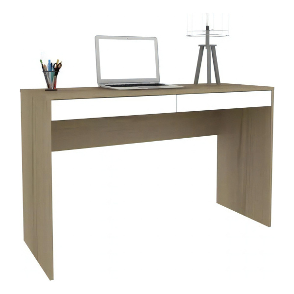 Escritorio Linea Premium Muebles Web 2932 Mdp Almendra/blanco