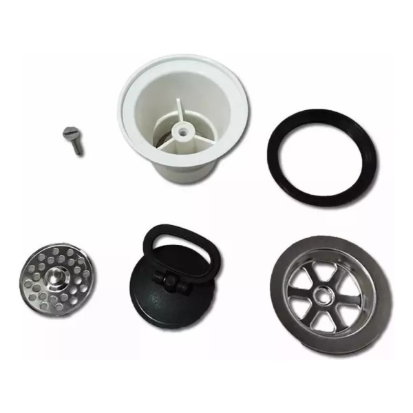 Mesada De Acero Inoxidable Pileta Izquierda Muebles Web 120 X 52 Con Valvula - Imagen 2