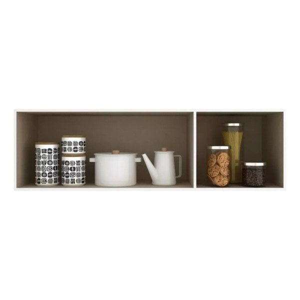 Mueble Aereo Cocina 3 Puertas Alacena Armario Colgar Muebles Web Color Negro - Imagen 2