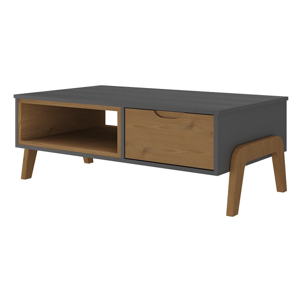 Mesa Ratona Con Cajon Mesita De Centro - Living Comedor Sala - Imagen 7