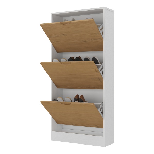 Zapatera Premium 3 Puertas 18 Pares - Dormitorio Vestidor - Imagen 5