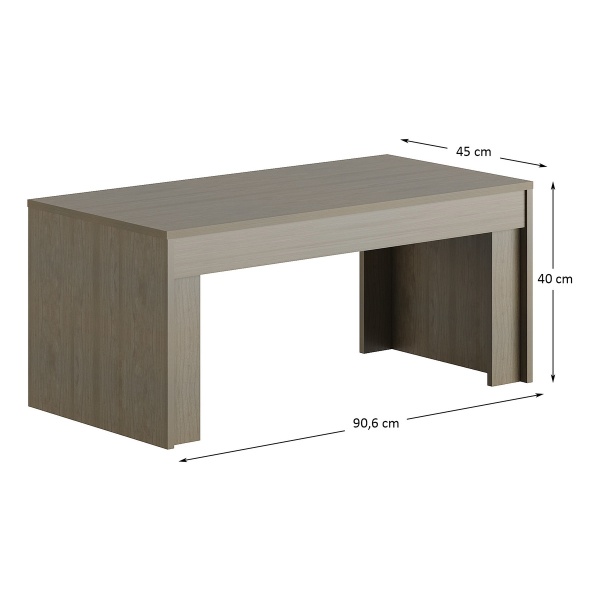 Mesa Ratona Auxiliar Mesita De Centro Living Lateral Deco - Imagen 8