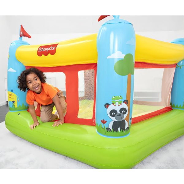 Castillo Infantil Brincolín Juego Inflable Fisher Price - Imagen 9